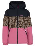 Vignette Protest, PRTFUGEE JR veste de ski enfants Rose Dust noir, rose 