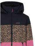 Vignette Protest, PRTFUGEE JR veste de ski enfants Rose Dust noir, rose 