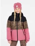 Vignette Protest, PRTFUGEE JR veste de ski enfants Rose Dust noir, rose 