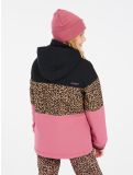 Vignette Protest, PRTFUGEE JR veste de ski enfants Rose Dust noir, rose 