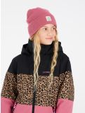 Vignette Protest, PRTFUGEE JR veste de ski enfants Rose Dust noir, rose 