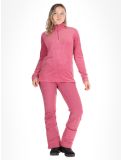 Vignette Protest, PRTGAIL 1/4 zip pull de ski femmes Rose Dust rose 