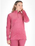 Vignette Protest, PRTGAIL 1/4 zip pull de ski femmes Rose Dust rose 