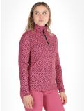 Vignette Protest, PRTKACEY 1/4 zip pull de ski femmes Rose Dust rose 