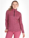 Vignette Protest, PRTKACEY 1/4 zip pull de ski femmes Rose Dust rose 