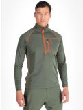 Vignette Protest, PRTKODY 1/4 zip pull de ski hommes Thyme vert 