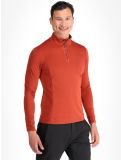 Vignette Protest, REWILL 1/4 zip top pull de ski hommes Barn Red rouge 