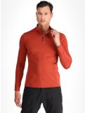 Vignette Protest, REWILL 1/4 zip top pull de ski hommes Barn Red rouge 