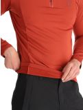 Vignette Protest, REWILL 1/4 zip top pull de ski hommes Barn Red rouge 