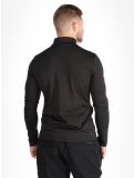 Vignette Protest, REWILL 1/4 zip top pull de ski hommes True Black noir 