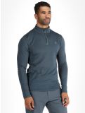 Vignette Protest, REWILL 1/4 zip top pull de ski hommes Yale Blue bleu 