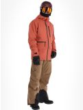 Vignette Quiksilver, Carlson veste de ski hommes Marsala rouge 