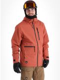 Vignette Quiksilver, Carlson veste de ski hommes Marsala rouge 