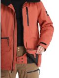 Vignette Quiksilver, Carlson veste de ski hommes Marsala rouge 