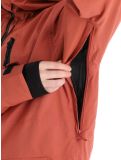 Vignette Quiksilver, Carlson veste de ski hommes Marsala rouge 