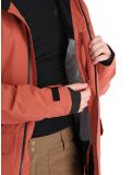 Vignette Quiksilver, Carlson veste de ski hommes Marsala rouge 