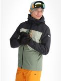 Vignette Quiksilver, Dawson veste de ski hommes Sea Spray noir, vert 