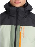 Vignette Quiksilver, Dawson veste de ski hommes Sea Spray noir, vert 