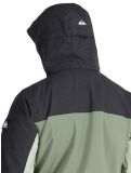 Vignette Quiksilver, Dawson veste de ski hommes Sea Spray noir, vert 