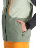 Vignette Quiksilver, Dawson veste de ski hommes Sea Spray noir, vert 