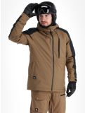 Vignette Quiksilver, Mission Block veste de ski hommes Cub brun, noir 