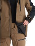 Vignette Quiksilver, Mission Block veste de ski hommes Cub brun, noir 