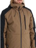 Vignette Quiksilver, Mission Block veste de ski hommes Cub brun, noir 