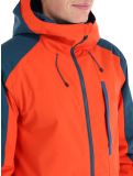 Vignette Quiksilver, Mission Block veste de ski hommes Grenadine noir, rouge 