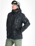 Vignette Quiksilver, Mission Printed veste de ski hommes Nature Zoom Dark Shadow noir 