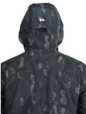 Vignette Quiksilver, Mission Printed veste de ski hommes Nature Zoom Dark Shadow noir 