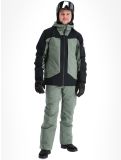 Vignette Quiksilver, Muldrow veste de ski hommes True Black noir, vert 