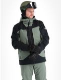 Vignette Quiksilver, Muldrow veste de ski hommes True Black noir, vert 