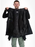 Vignette Quiksilver, Muldrow veste de ski hommes True Black noir, vert 