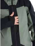 Vignette Quiksilver, Muldrow veste de ski hommes True Black noir, vert 