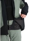 Vignette Quiksilver, Muldrow veste de ski hommes True Black noir, vert 