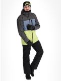 Vignette Quiksilver, Sycamore veste de ski hommes Dark Shadow bleu, gris, vert 