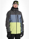 Vignette Quiksilver, Sycamore veste de ski hommes Dark Shadow bleu, gris, vert 