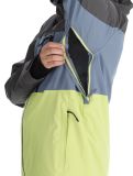 Vignette Quiksilver, Sycamore veste de ski hommes Dark Shadow bleu, gris, vert 