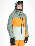 Vignette Quiksilver, Sycamore veste de ski hommes Sea Spray orange, vert 