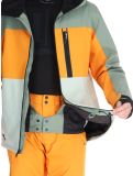 Vignette Quiksilver, Sycamore veste de ski hommes Sea Spray orange, vert 