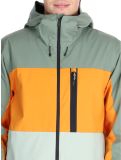 Vignette Quiksilver, Sycamore veste de ski hommes Sea Spray orange, vert 