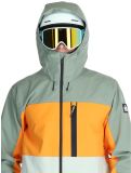 Vignette Quiksilver, Sycamore veste de ski hommes Sea Spray orange, vert 