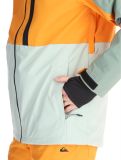 Vignette Quiksilver, Sycamore veste de ski hommes Sea Spray orange, vert 