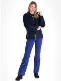 Vignette Regatta, Heloise gilet femmes Navy Eyelash Fluffy bleu 