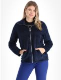 Vignette Regatta, Heloise gilet femmes Navy Eyelash Fluffy bleu 