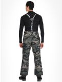 Vignette Rehall, Backbone-R pantalon de ski hommes Camo Black noir, vert 