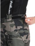 Vignette Rehall, Backbone-R pantalon de ski hommes Camo Black noir, vert 