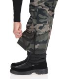 Vignette Rehall, Backbone-R pantalon de ski hommes Camo Black noir, vert 