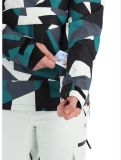 Vignette Rehall, Buck-R veste de ski hommes Camo teal green noir, vert 