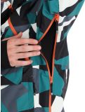 Vignette Rehall, Buck-R veste de ski hommes Camo teal green noir, vert 